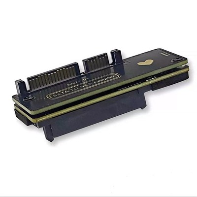 SFF8482 SAS 29Pin auf 7+15 22Pin SATA FestplattenRAIDAdapter mit SASControlle...