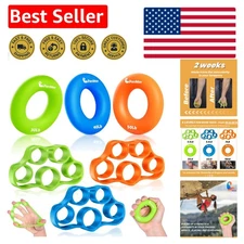 6 Resistance Level Finger Stretcher & Grip Trainer - Build Strength Effortlessly