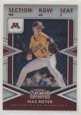 2020 Panini Elite Extra Edition College Tickets Holo Prizm Max Meyer #CT-MM 5i1