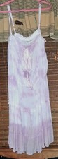 Kiwi & punch purple tie-dye low back maxi summer dress size large