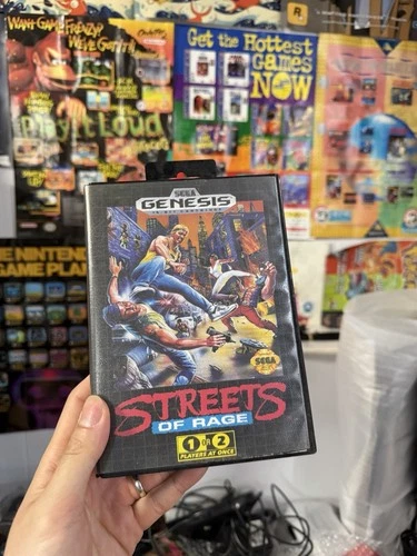Sega Genesis Streets Of Rage -Game and Box Only- TESTED