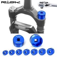 RISK Bicycle Front Fork Cap Socket Tool Repair Removal Kit for 3/8" Ratchet Dri