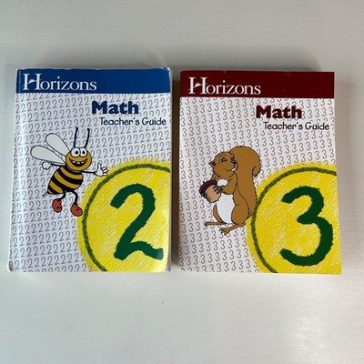 Horizon Math Teacher's Guide 2 Book Set   Levels 2 & 3   Homeschool Curriculum