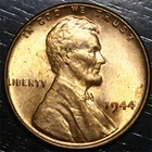 1944 Lincoln Wheat Penny BU 1c US Coin Philadelphia Mint