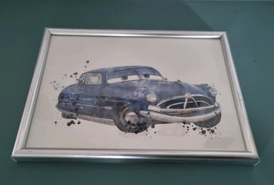 Cars Doc Hudson Poster  (Disney Wall Decor )  A5 neuwertig