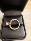 Robbins Brothers Engagement Ring size 8 | .66ct Real Diamond Sides - CZ Center — photo 4