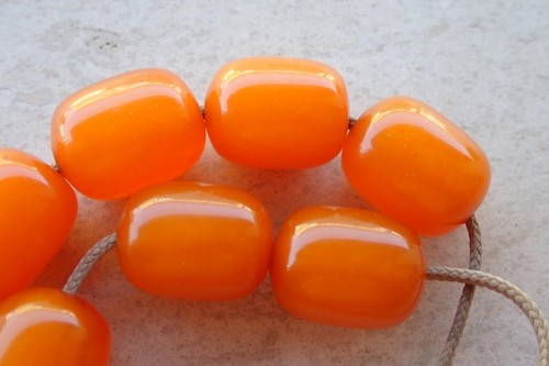 Vintage Resin Prayer Beads Rosary Antique Look Religious Collectible - Picture 5 of 11