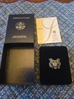 2004 W US American Silver Eagle $1 Orig. Box  with COA (a little bronzing)