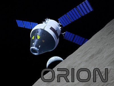 NASA ORION MPCV Capsule Spacecraft Artemis Rocket Model w/ Display Stand 17cm