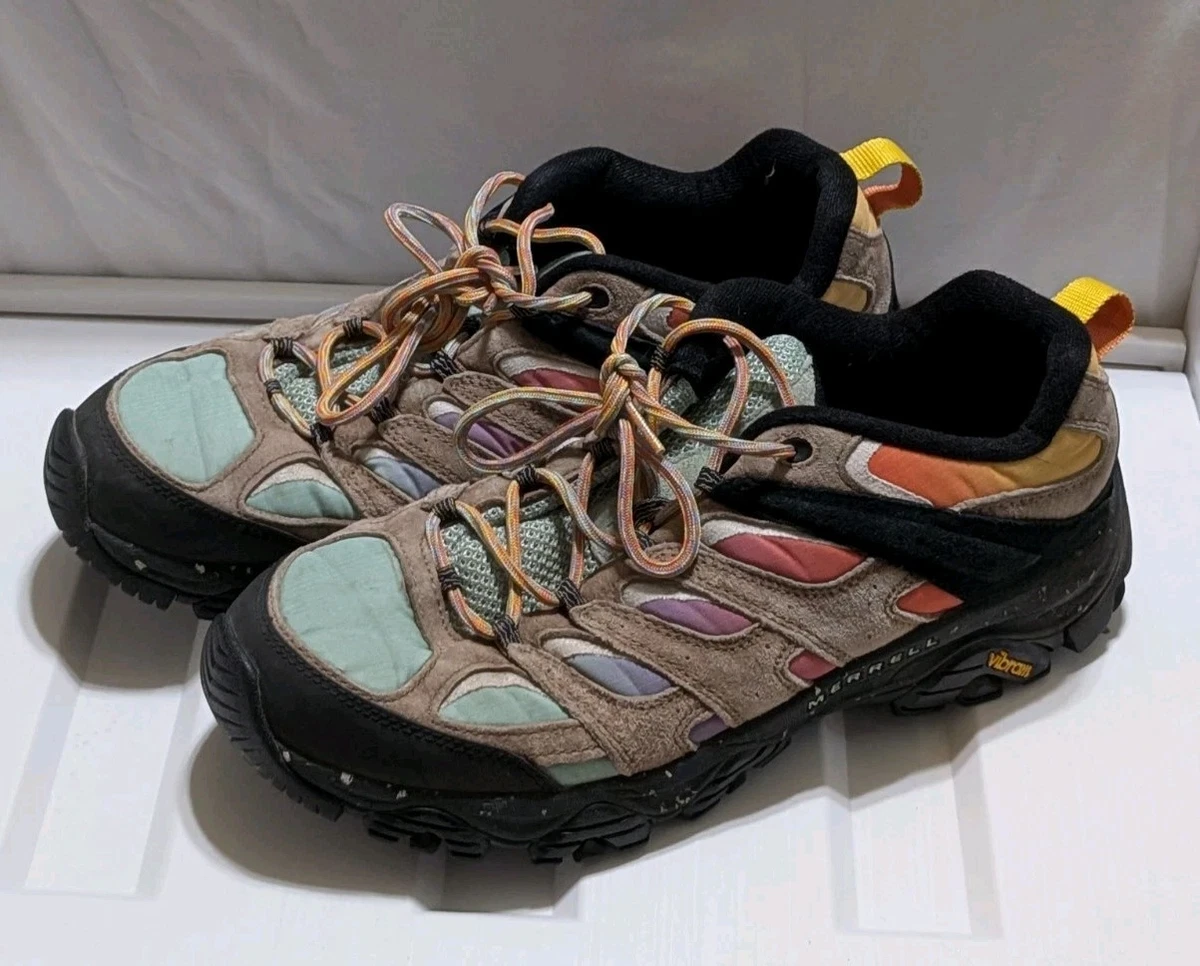 Merrell TS Wolf Shoes Mens 12 Black Olive Green Vibram Hiking Sneakers Merrell Shoes Men Moab 3 Low Waterproof in Olive — Cabaline main image 4
