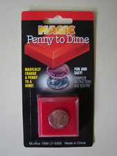 MAGIC PENNY TO DIME COIN TRICK ILLUSION