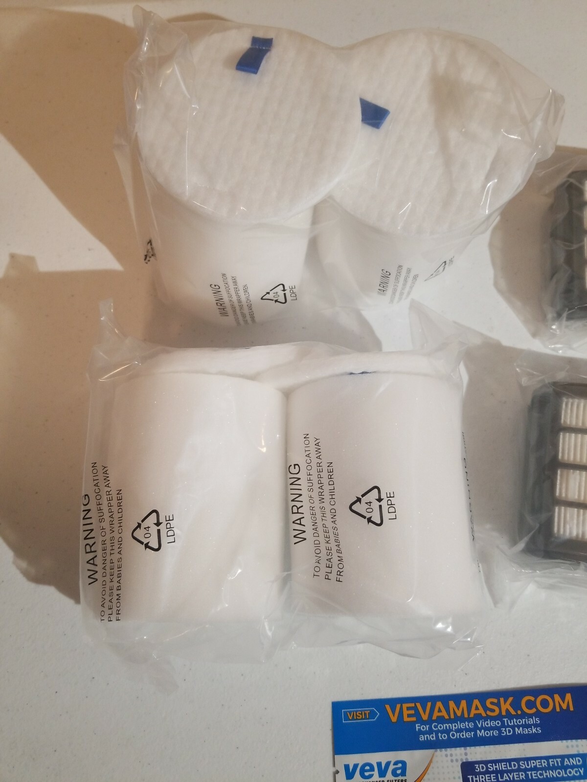 Ricambi Shark Rotator Kit Filtri Per Aspirapolvere Shark NV500 - 1 HEPA 3 Schiuma 3 Feltro, Compatibile Con Vari Modelli Filtri Shark Nv500 - Foto 4