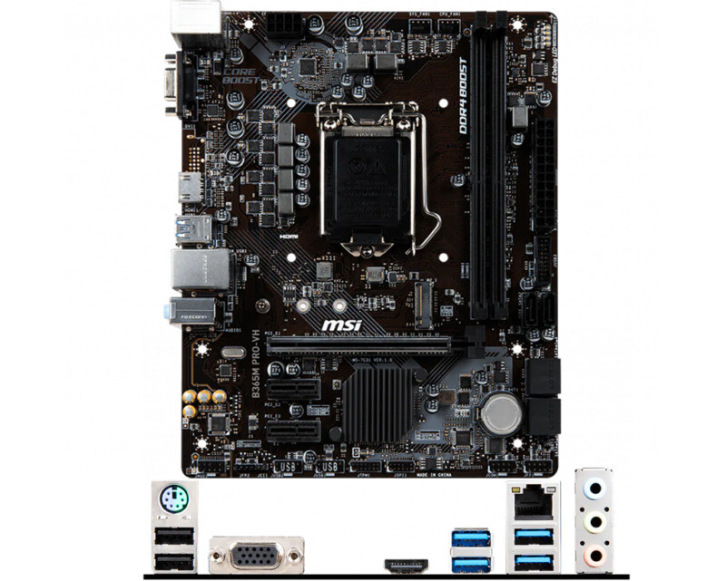 マザーボード MSI B365M-ICAFE Intel Core i3-9100F MSI B365M Pro-VH Motherboard Intel B365 2*DDR4 LGA1151 Micro ATX
