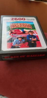 Ultra Rare Atari 2600 DUKES OF HAZARD (Stunt Cycle) Version 2 discontinued hack