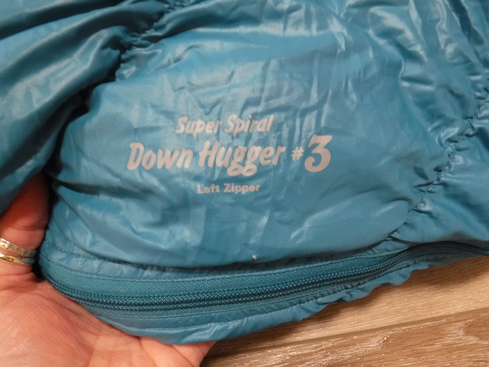 MontBell Super Spiral Down Hugger 3 Sleeping Bag Excellent Left