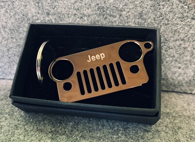 JEEP Schlüsselanhänger EdelStahl In 4 mm Stärke Aus  