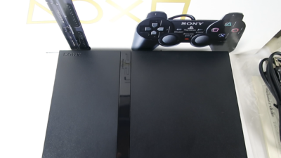 Sony PlayStation 2 PS2 SCPH-75000 CB Black Slim Console Japan
