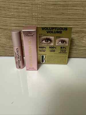 #ad Too Faced Better than Sex Mascara in Black .13 oz NIB FREE SHIP $8.88