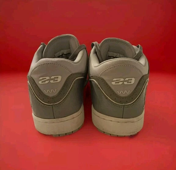 Jordan 1 Flight 2 Bajo Cuero y Gamuza Gris Fresco Foto 4 de 4