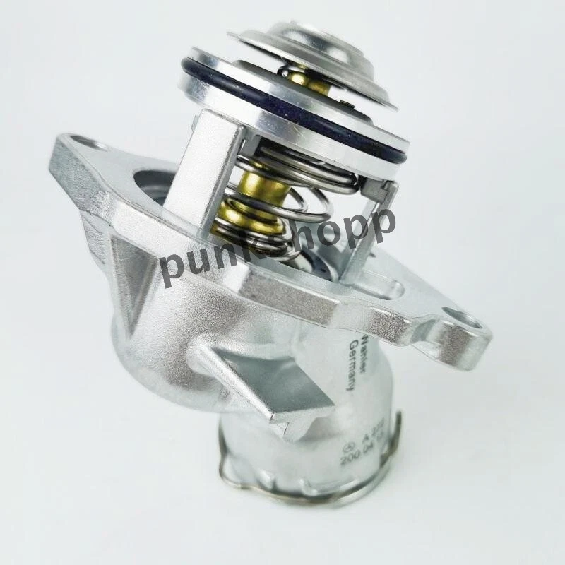 Engine Coolant Thermostat Assembly for Mercedes C300 C350 E350 ML350 A2722000415 Foto 3 de 4