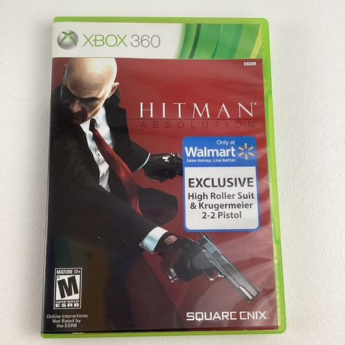 XBOX 360 Hitman Absolution Video Game Assassin 17+ Mature 2012 Microsoft