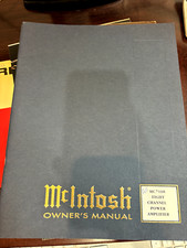 McINTOSH MC7108 MC-7108 AMP Instruction  OWNERS MANUAL USER GUIDE ORIGINAL 