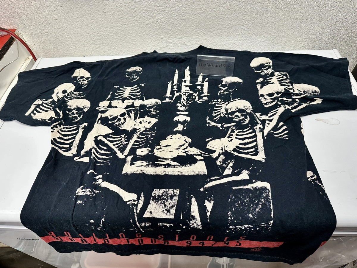 Vintage Rolling Stones 1994 Voodoo Lounge Brockum Skeleton Tee