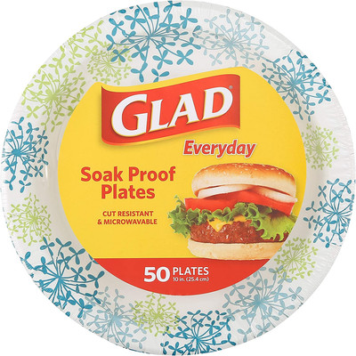 Round Disposable Paper Plates For All Occasions New Improved Quality Cut Proof  