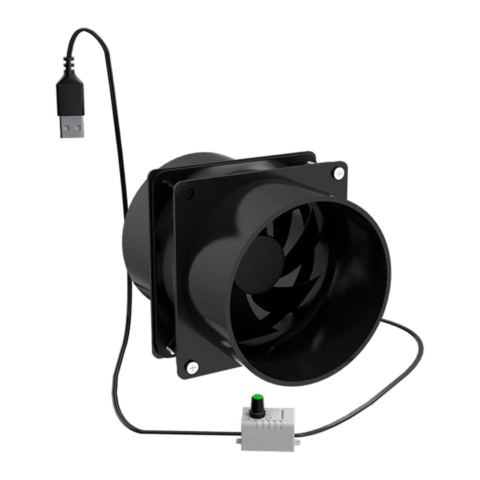 Exhaust Fan Shed Ventilator Extractor Fan for Window Laundry Room Kitchen UK - Image 3 of 4