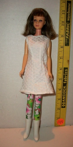 VINTAGE Barbie CUZ FRANCIE JAPAN STRAIGHT LEG DOLL MATTEL W MOD OOAK OUTFIT A18