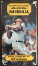 GOLDEN GREATS of BASEBALL (VHS, 1988)