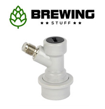 Corny Keg Ball Lock Disconnect Gas Threaded MFL - Beer Cider Home Brewing Grey