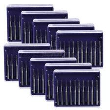 Dental Tungsten Carbide High Speed Burs Handpieces Metal Cutting Friction Grip