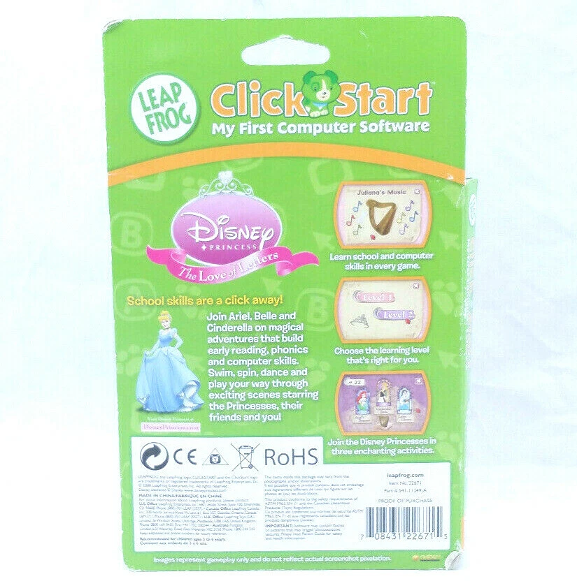 Leapfrog Clickstart: Disney Princess,The Love of Letters - Image 3 of 3