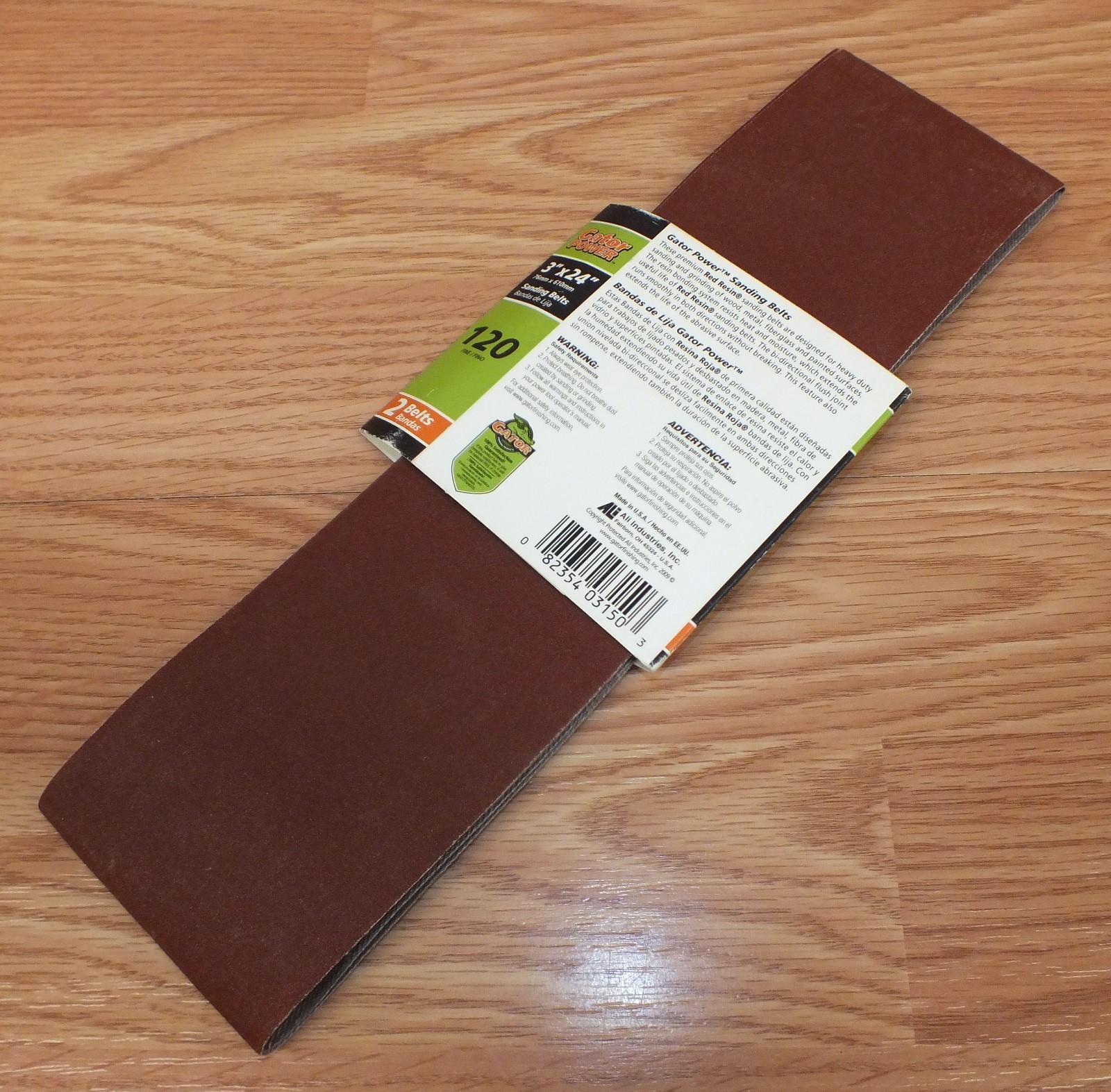 Gator Finishing Products (3150) 120 Fine Grit 3" x 24" (inch) Sanding