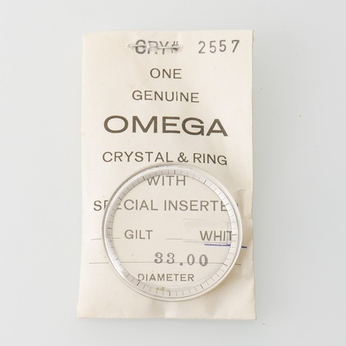 Genuine OMEGA Watch Crystal PZ5164LL New Old Stock 33.00mm Watchmakers (OME)