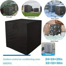 Outdoor Waterproof Protector Square New light-duty Air Conditioner Cover Dust US