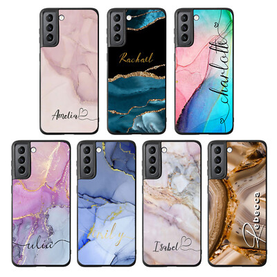 For Samsung Galaxy A15 A35 A14 A03S S23FE S24 Personalised Name Phone Case Cover