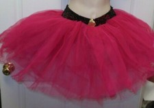 NWT European length Rasberry tutu w/ trunks sequin motif detail ladies szs gold