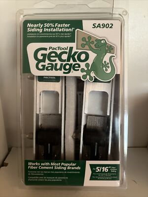 PacTool SA902 Gecko Gauge Siding Mounting Kit For 5/16 Inch Fiber Cement Siding