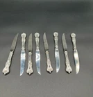 Old Colonial by Towle Set of 8 Sterling Silver Steak Knifes 8 1/2"