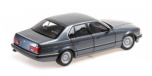 100023005 MINICHAMPS 1 18 BMW 730i (e32) 1986 GREY METALLIC NEW - Immagine 4 di 4