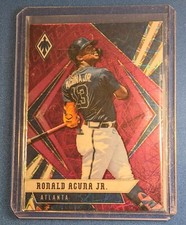 2021 Panini Chronicles Ronald Acuna Jr. Phoenix Purple Velocity #8 Braves