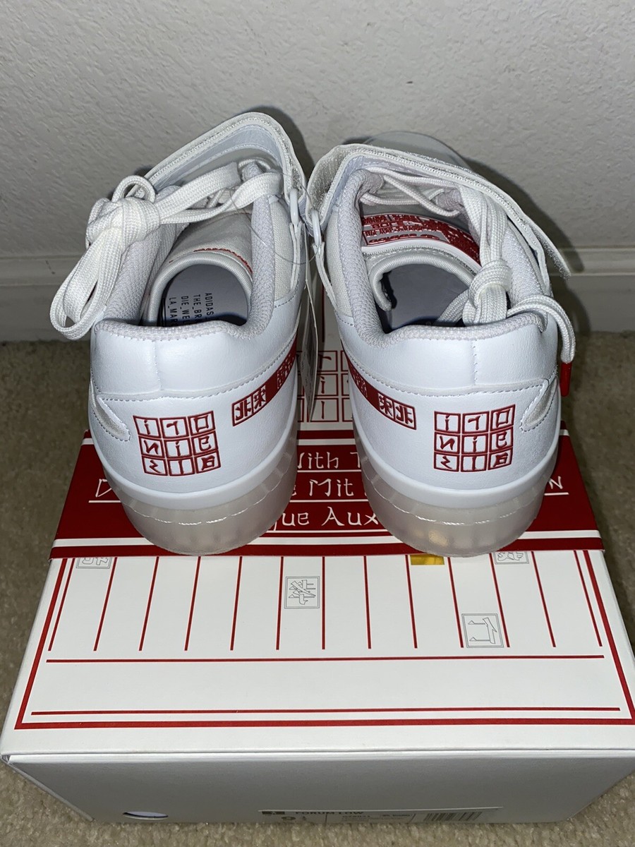 NEW Adidas Forum Low Chinese New Year Men's 9.5 White Retro NEW Adidas Forum Low Chinese New Year Men's 9.5 White Retro