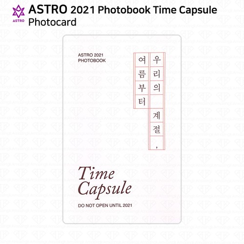 ASTRO 2021 Photobook Time Capsule Postcard Film Photo Photocard KPOP K-POP - Picture 41 of 42