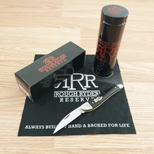 Rough Ryder Quillckiffe Folding Knife 2.5" D2 Tool Steel Blade Micarta/Stainless