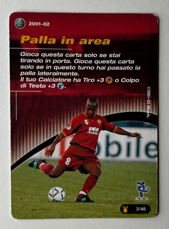 Carte Panini Marcos Assuncao AS Rome 2001 – Originale Signée, état Très Bon