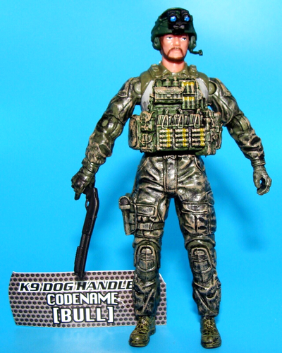 1:18 BBI Elite Force U.S Army Ranger K9 Dog Handler "Bull"  Figure Soldier - Picture 1 of 7