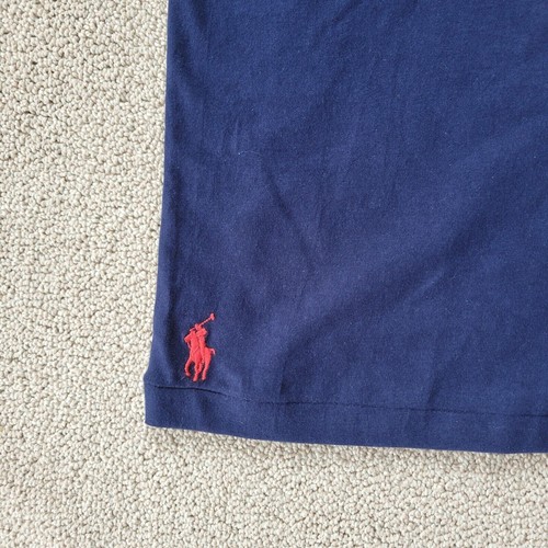 Polo Ralph Lauren Men Ombre Graphic T Shirt Navy Classic Fit Tee Big & Tall 2XLT - Picture 7 of 11