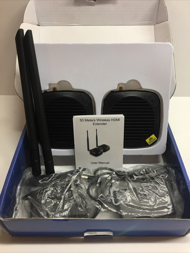 50 Meters Wireless HDMI Extender New Open Box - Picture 4 of 9